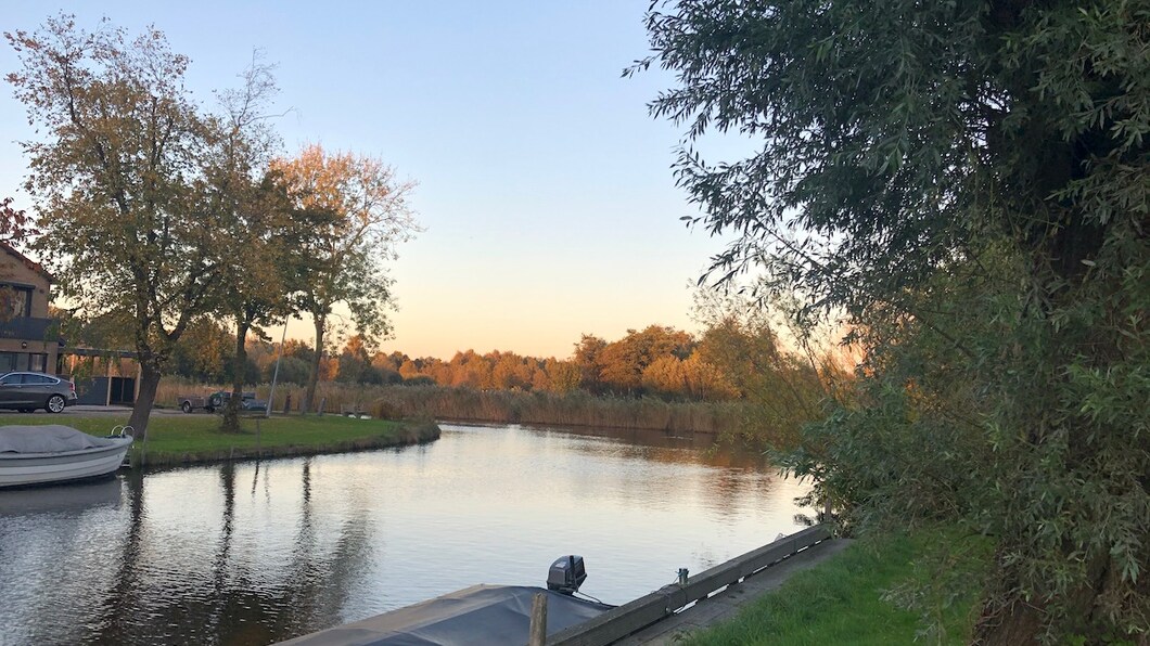 Uitzicht op het Twiske vanaf de Rietschoot