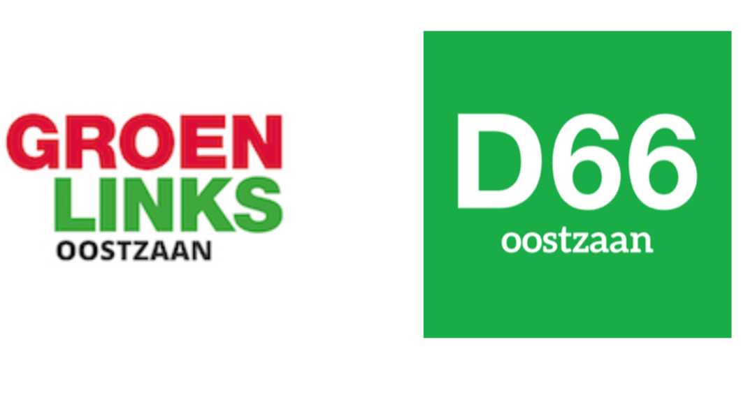 logos groenlinks en d66