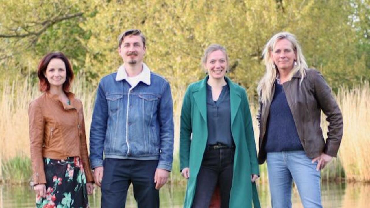 Fractie GroenLinks Oostzaan: Hester, Tycho, Sarah en Annemarie